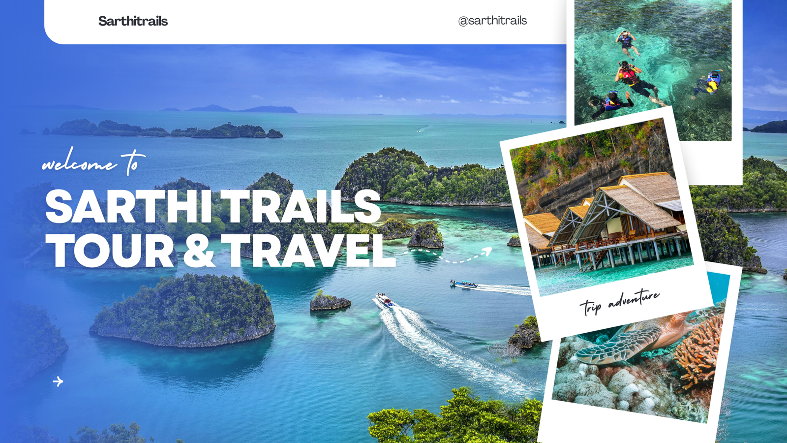 Blue and White Modern Professional Travel Guide To Raja Ampat Indonesia Presentation (3)